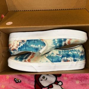 Vans slip on tie dye